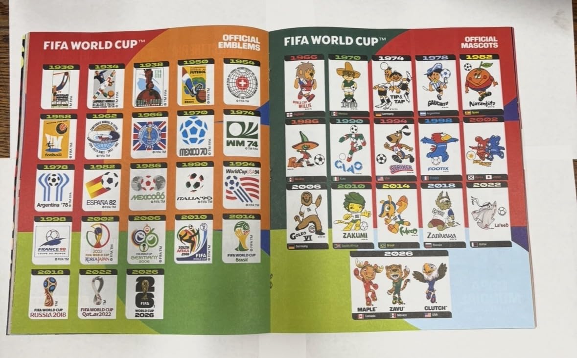 Amazon.com: 2026 FIFA World Cup Sticker Collection - Album